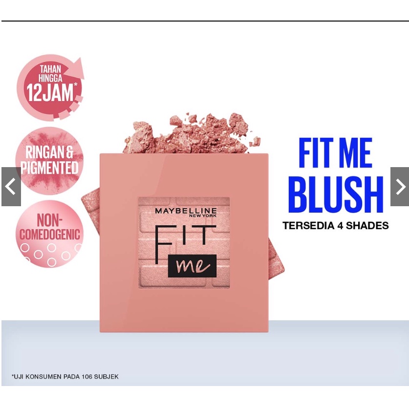 Maybelline Fit Me Blush Make Up (Blush Untuk Wajah Lebih Cerah Dan Tahan Lama)