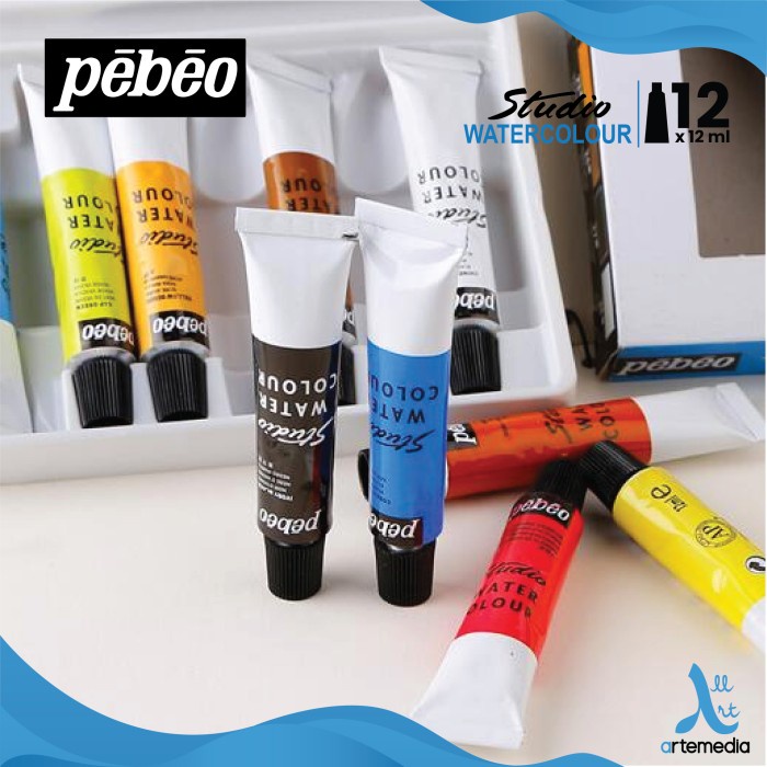 

Murah Cat Air Pebeo Studio Watercolor Paint 12X12Ml Tube Set Promo