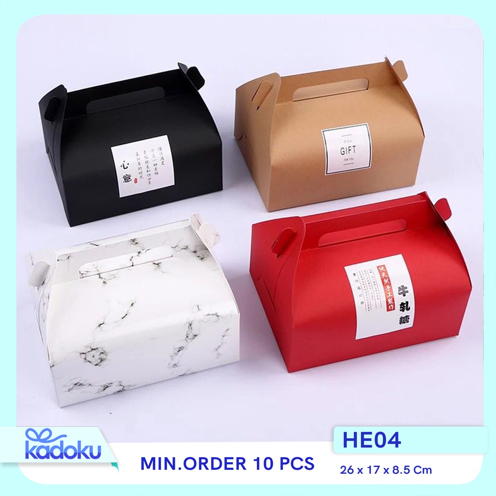 

Gable box 26 x 16 / Gable box jingjing / Gable box tenteng / Box hampers | HE04