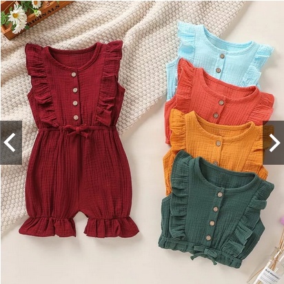 JUMPSUIT ANAK Perempuan MONICA / JUMPSUIT MONIKA BAHAN PREMIUM