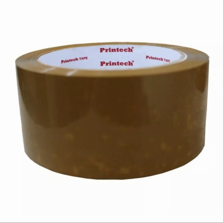 

Lakban 100 yard PRINTECH OPP 48mm x 100 yard Coklat Brown 2 inch