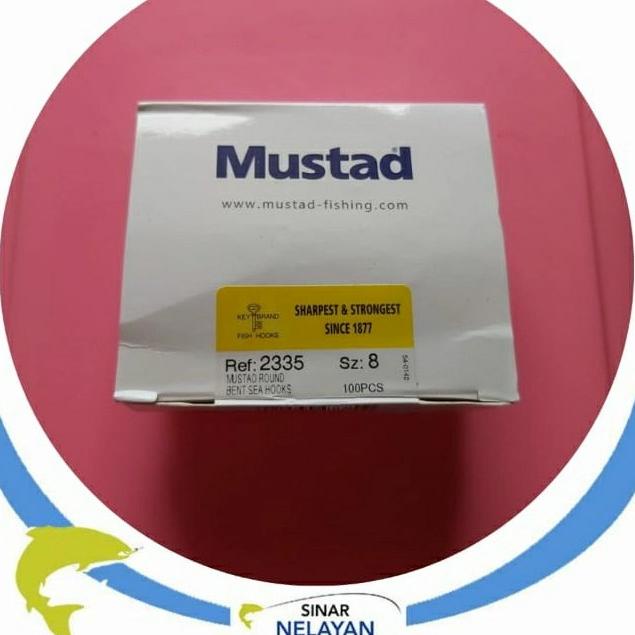 Kail Mata Pancing Mustad No 8 Cap Kunci 2335