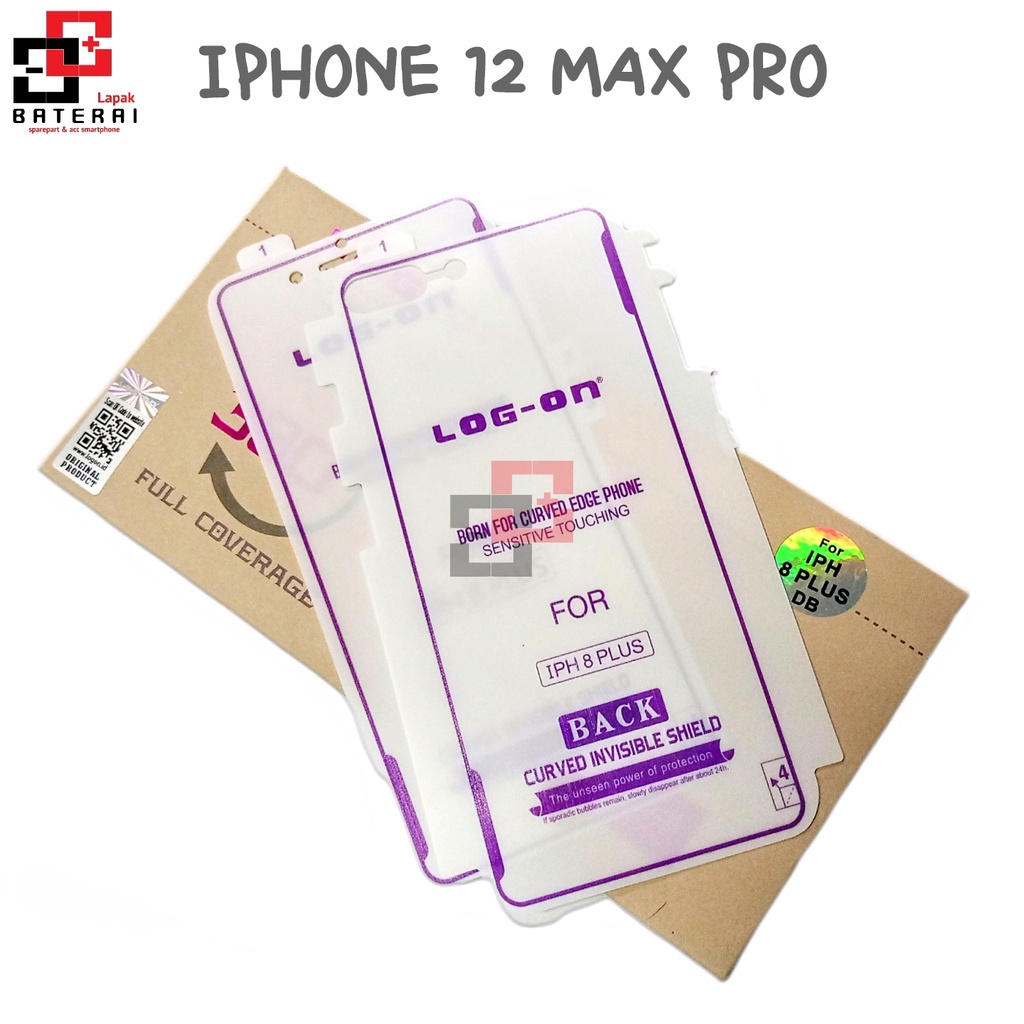 LOG - ON Anti Gores Hydrogel IPHONE 12 PRO MAX