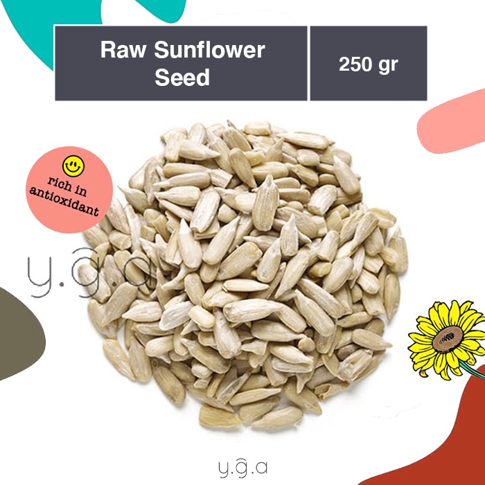 

Raw Sunflower Seed 250gr / Kuaci Biji Bunga Matahari MENTAH