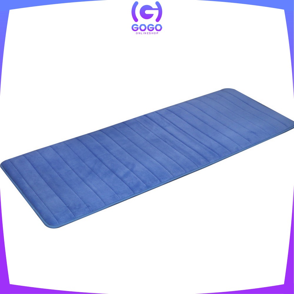 GOGO-C398 (40x120cm) Keset Kaki Anti Slip Memory foam / Keset Kaki Serat Air / Keset Kamar Mandi / Keset Warna Polos Murah