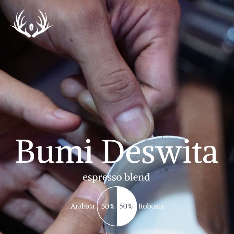 

Biji Kopi Espresso Blend Bumi Deswita 50% Arabika 50% Robusta 1kg