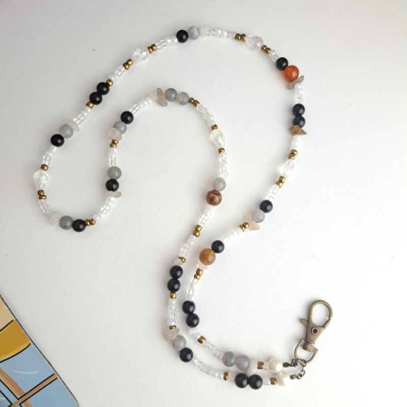 

Lanyard ID Card Black Pearl