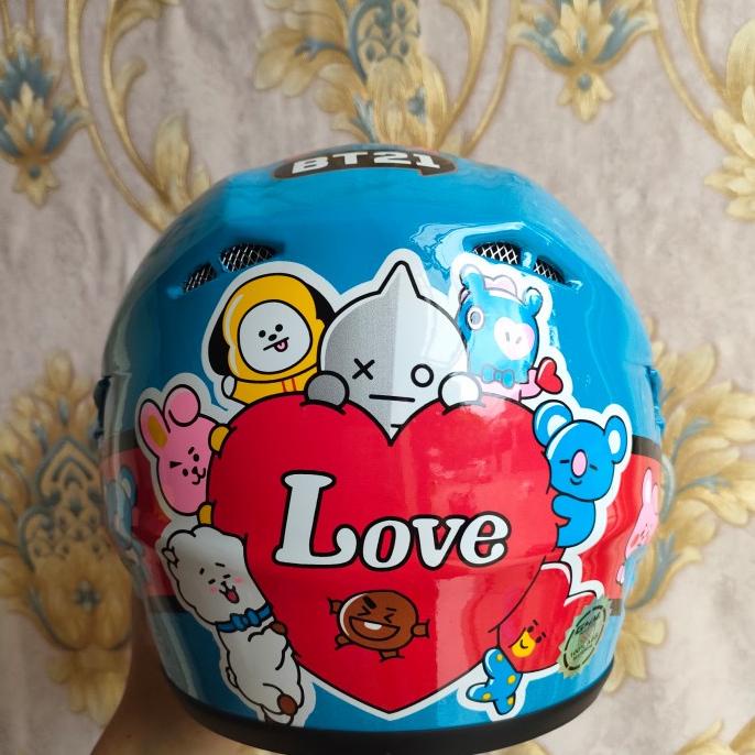 HELM BTS ANAK ANAK USIA 3 TAHUN SAMPAI 8 TAHUN