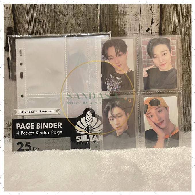 

Sultan Page Binder Sleeve A5 4P Double Sided (8 Pocket) - Pack - 7 Holes