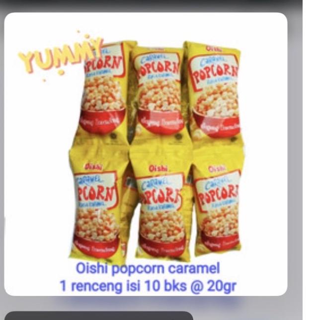 

Fresh Product--Oishi Popcorn Caramel 1 Renceng isi 10pcs