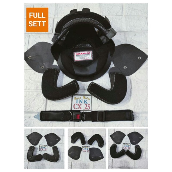 SPON BUSA HELM INK CX25 FULL SETT KUALITAS PNP ORI
