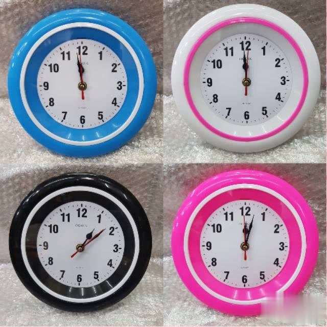 Jam Dinding kecil Polos Diameter 20cm