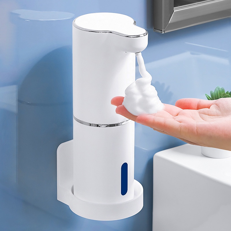 Dispenser Sabun Otomatis Baterai Isi Ulang Micro USB 800 mAh Foaming Soap 300ml with Tray Waterproof IPX5 WEIO - 7CHZ9DWH