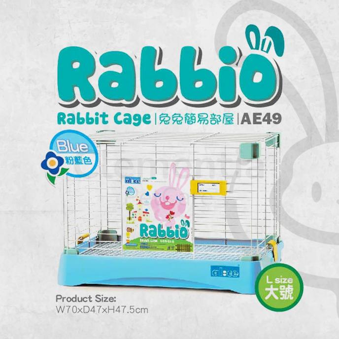 Baru Kandang Rabbio Ukuran Large - Kandang Kelinci Kucing Anjing