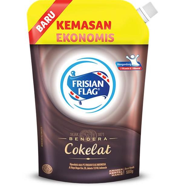 

CSBb0B5--Frisian Flag Susu Kental Manis Cokelat Pouch 2 x 545 gr
