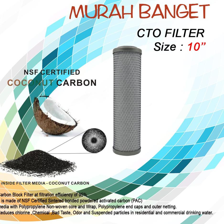 Langsung dibeli--cto filter carbon cto block karbon filter air 10 inch Karbon CTO