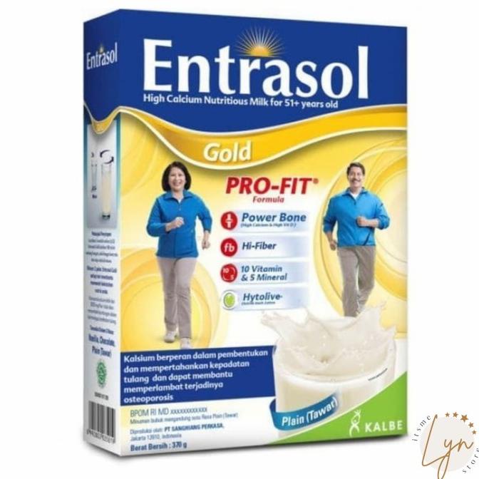 

[ COD ] SUSU ENTRASOL GOLD PLAIN ORIGINAL 350gr KALBE