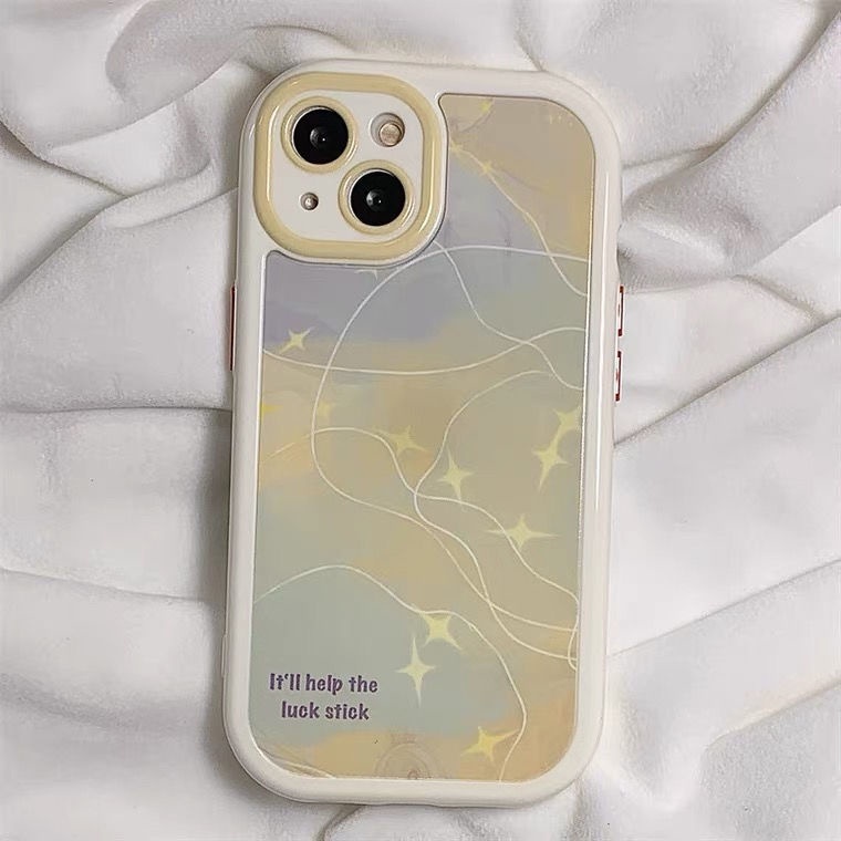 Case Motif Lukisan Cat Minyak Riak Air Untuk iPhone 12 13 11 Pro Max X Xs Max Xr frut8