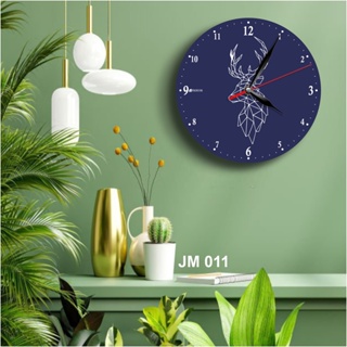 Jam Dinding Scandinavian Minimalis Dengan Tampilan Modern Dengan Jarum Jam Sweep Tanpa Detak #1