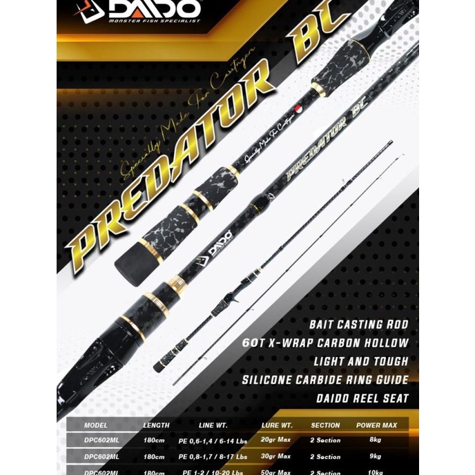 JORAN DAIDO PREDATOR BC/BAITCASTING