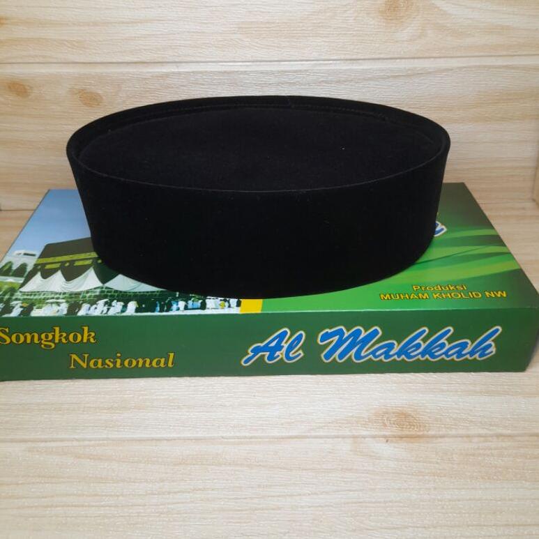 ㅉF peci hitam tinggi 6 cm / peci polos tinggi 6 / songkok hitam tinggi 6cm / peci pendek TERLARIS 33