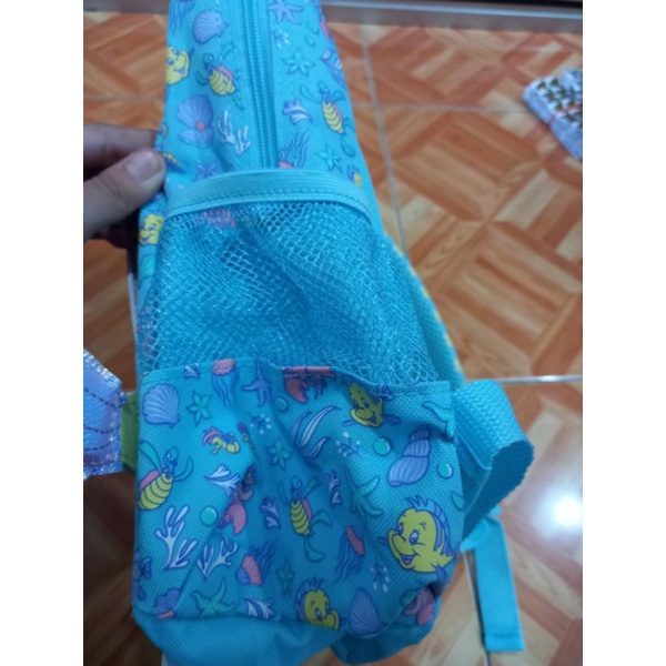 Tas Smiggle Disnep Hoodie Backpack Blue