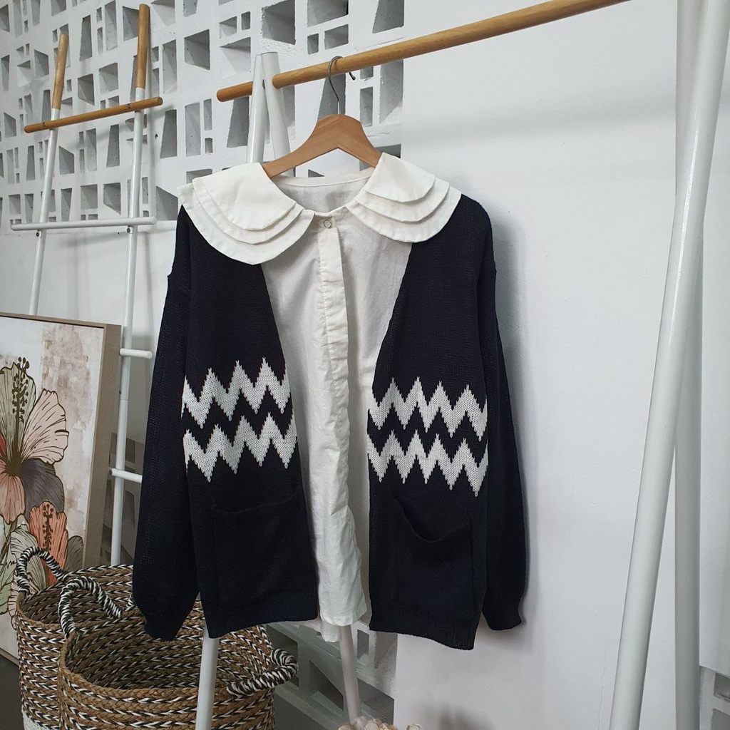 Ziu Outer Rajut (COD) / Sweater & Cardigan / Cardi Rajut Wanita / Cardi Rajut Wanita Korean Style / 