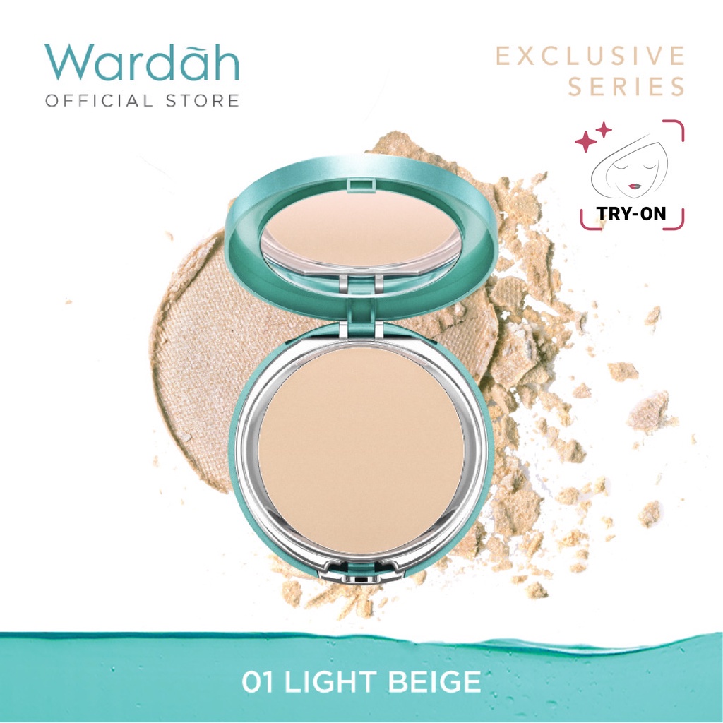 Wardah Exclusive Two Way Cake - Bedak Dengan Tingkat Coverage Tinggi Yang Halus dan Tahan Lama Girlsneed77 Official Store BPOM Kosmetik Medan Cosmetics Beauty Skin Care