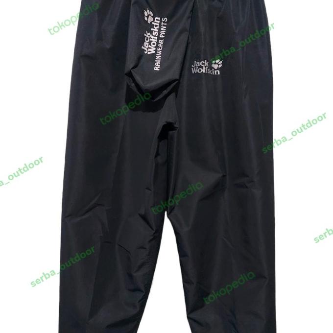 [BISA COD] Celana Jas Hujan Jack Wolfskin Pria Wanita Waterproof Raincoat Ponco