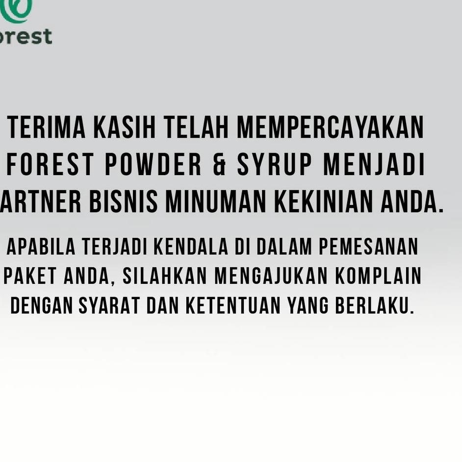 

10.10 ✨Promo✨ Bubuk Minuman ES PERMEN KARET VIRAL 1000g - FOREST Bubble Drink !!