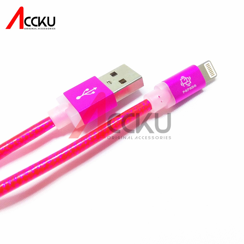 Lightning Kabel data Murah Kabel Charger Lightning Papada PA-02