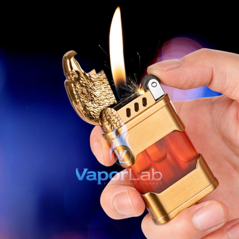 mancis korek api vintage elang transparant gas lighter gift unik murah