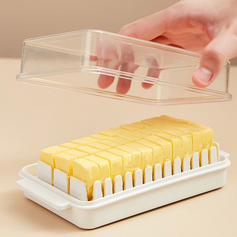 Mi.more Butter Storage Box/Alat Pemotong Mentega / Kotak Penyimpanan Keju Anti Debu