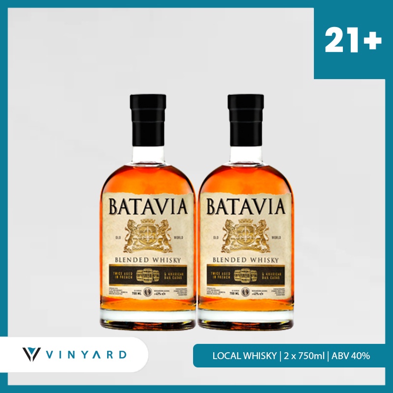 Paket Isi 2 Batavia Whisky 750ml ( 2 Botol )