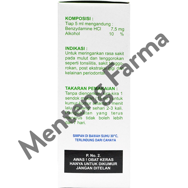 Tantum Verde Oral Rinse 120 mL - Obat Kumur Mulut dan Tenggorokan