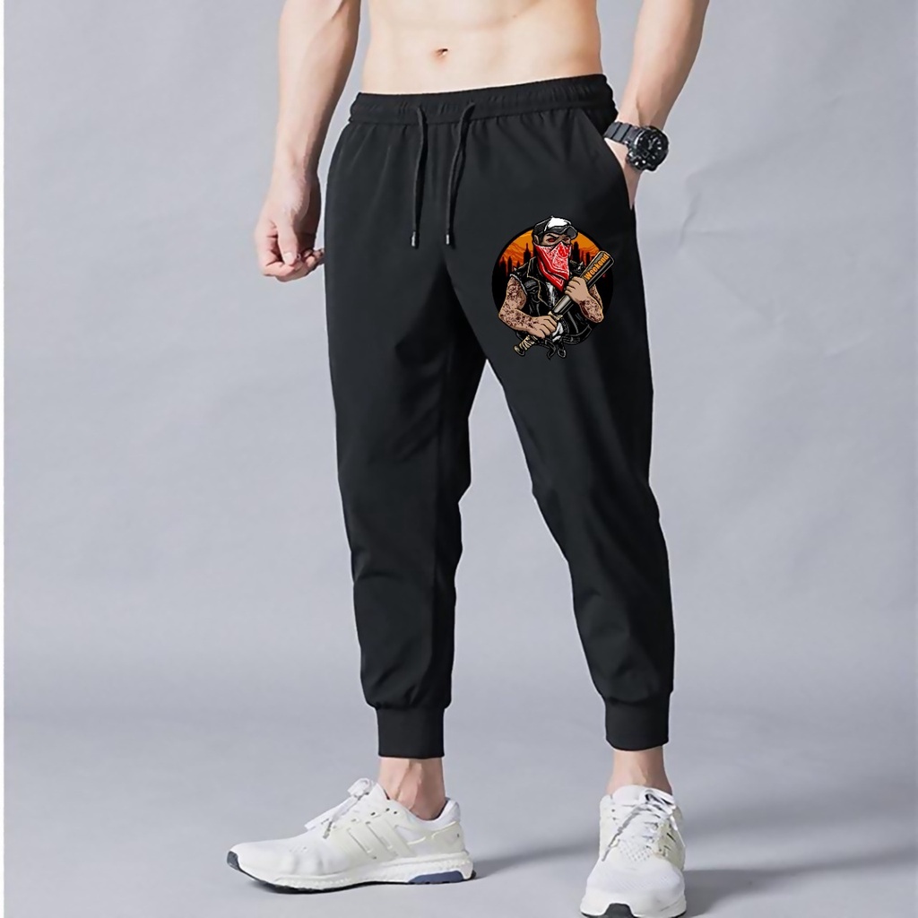 Celana Jogger Pant Bandit Pria Panjang  Basic Sweatpants Olahraga Santai Casual