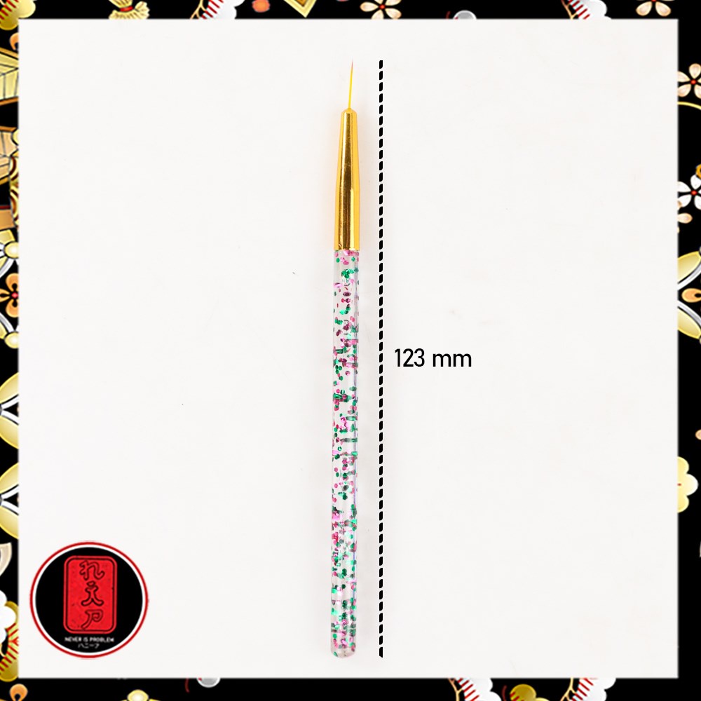 Rosalind Brush Kutek Kuku Ultra-thin Liner Nail Art 3 PCS - HD042 - Golden