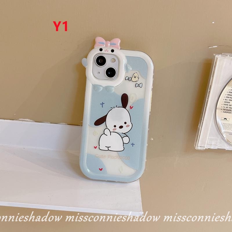 Soft Case Desain Kartun Pochacco Winnie the Pooh 3D Untuk IPhone 11 6 6S 7 8 Plus XR 14 Plus 13 12 14 Pro MAX X XS MAX SE 2020