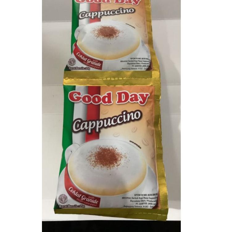 

❇Terlaris✴➼ QJM GoodDay Cappucino renceng ( 10 x 25 gram ) 77 ❇Big Sale