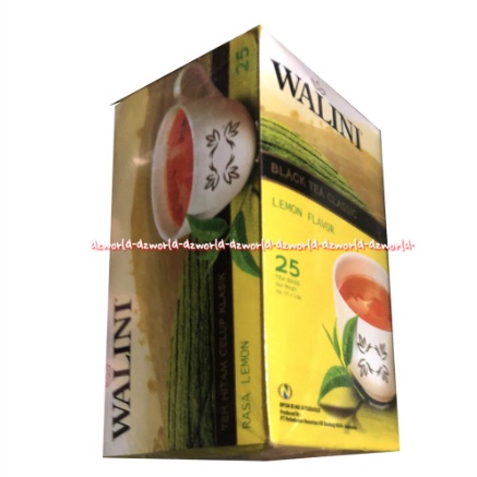 Walini Teh Hitam Celup Klasik Rasa lemon 25 Pcs Black Tea Lemone Walini Klasik 25 Bag Tea Walini Classic Teh Celup Teh Hitam Celup Teh Hitam Walini Rasa lemo Teh Walinni Blacktea