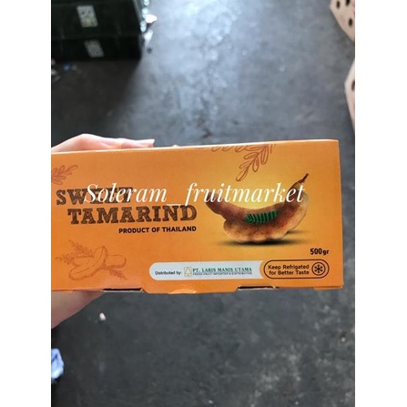 

Promosi Menarik--Buah Asem Asam Tamarind tamarin manisan Thailand Bangkok 500gr