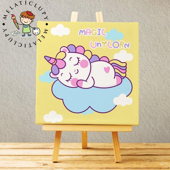 

PAINT BY NUMBER KANVAS 20X20 UNICORN EDITION