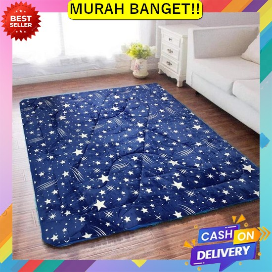 Terlaris>> Promo Bed Cover Set Sprei Murah Karakter Doraemon 180 X 200 Karpet Selimut Bulu Motif Aes