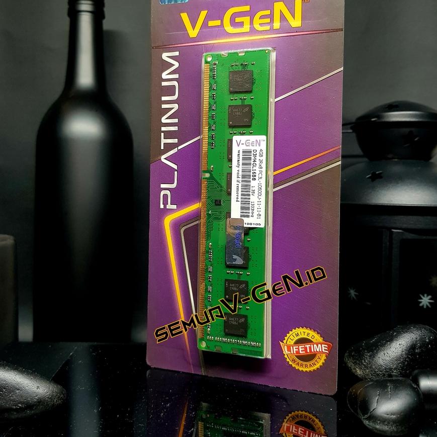 Terlaku, DDR3 4GB PC-10600 1333MHz V-GEN RAM DDR3L 4 GB 1333 MHz VGEN ....