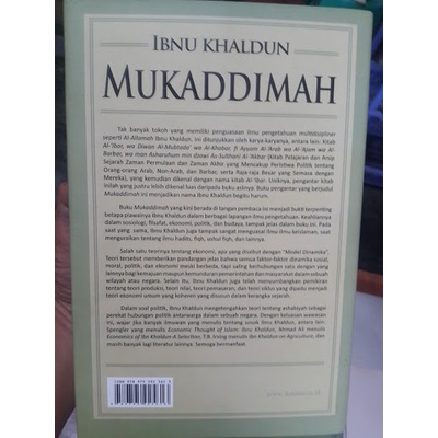 BUKU MUKADDIMAH - IBNU KHALDUN