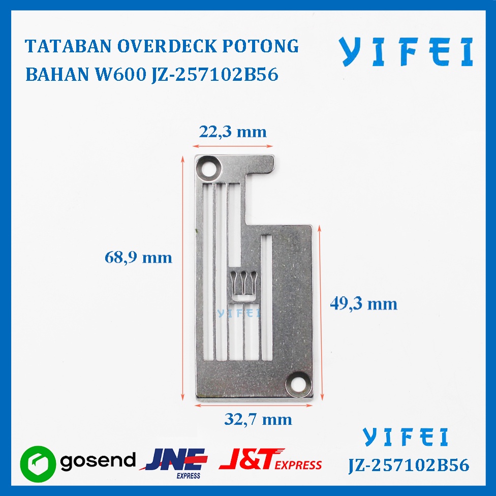 TATABAN OVERDECK POTONG BAHAN W600 W664-35 YIFEI-257102B56