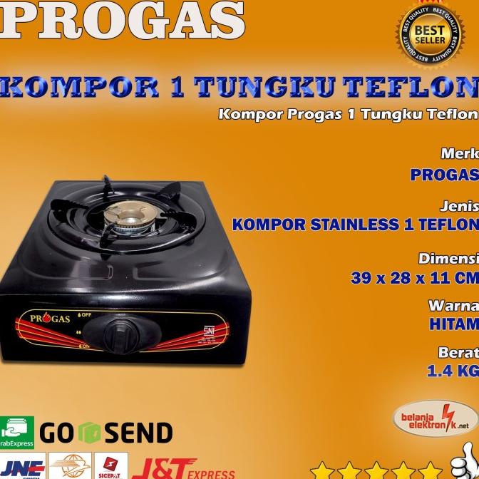 Discount KOMPOR PROGAS SATU TUNGKU TEFLON /PERALATAN MASAK SET/PANCI PRESTO/PANCI SET/WAJAN ANTI LEN