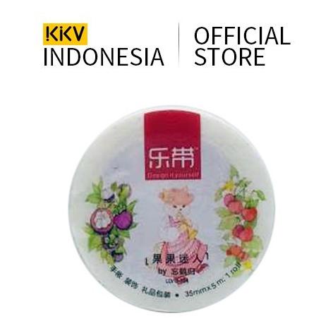 

KKV Ledai Washi Tape Isolasi Selotip Motif Bergambar DIY Prakarya