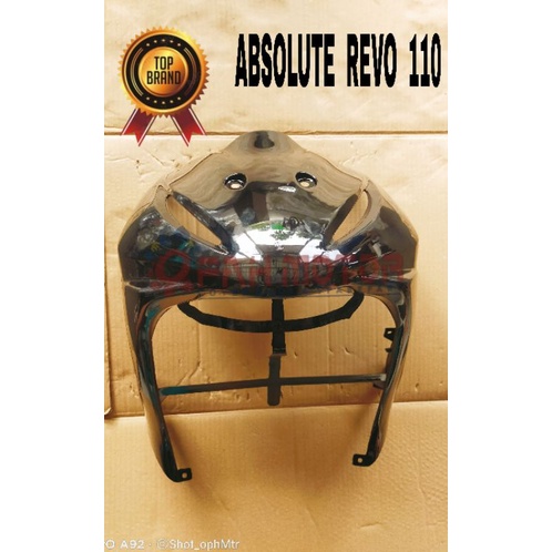 Panel Tameng Body Depan Honda Absolute Revo 110 Lama Old Hitam