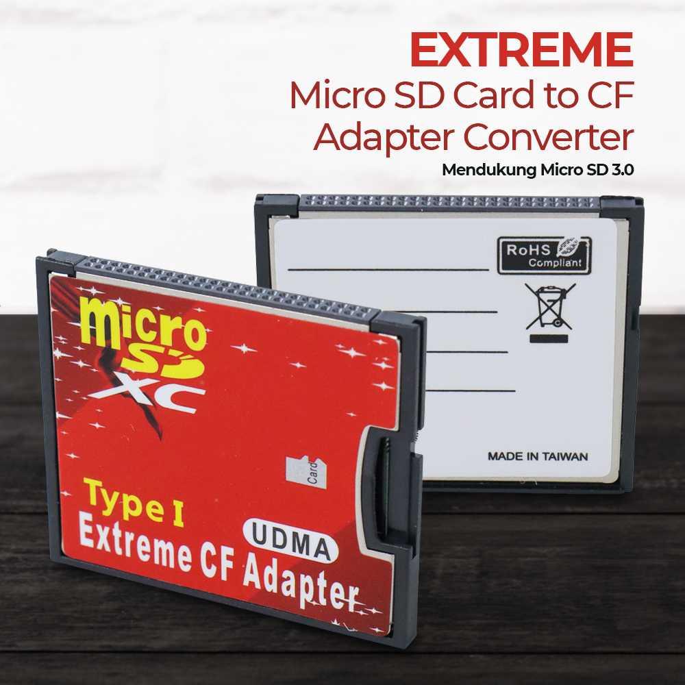 Extreme Micro SD Card to Compact Flash CF Adapter Converter TSR58 Rumah Rumah Adapter Memory Card Adapter Memory Card Adaptor Sd Card Adaptor Sd Card Kartu Sd Sandisk Kartu Sd Sandisk Mmc Sandisk Mmc Sandisk Memori Card Original Memori Card Original Nvme
